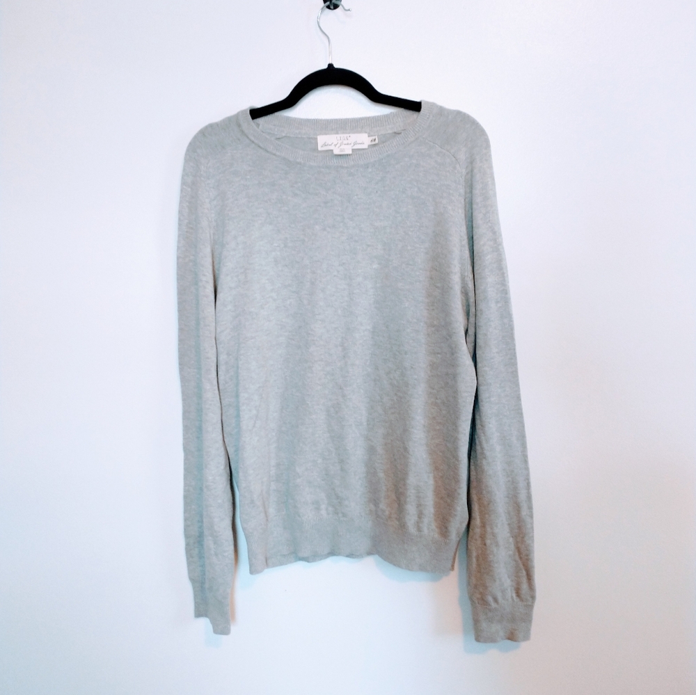 H&M long sleeve light weight grey sweater size medium